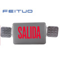 Luz de emergencia, LED Combo, salida señal, muestra del LED